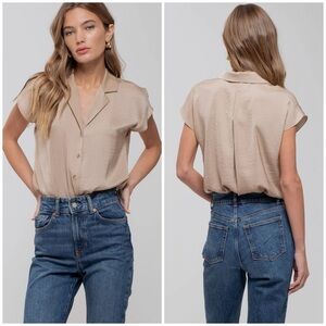 Textured Drop Shoulder Top